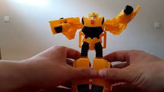 UNBOXING BUMBLEBEE AND TOY REVIEW TRANSFORMERS MORE THEN MEETS THE EYE HASBRO