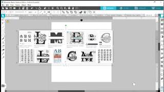 Create Split Monograms and Designs in Silhouette Studio