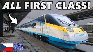 Роскошный чешский поезд с УНИКАЛЬНЫМИ сиденьями — обзор SuperCity Pendolino!