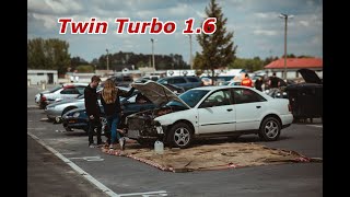 Upalanie na torze Audi a4b5 1.6 Projekt twin turbo