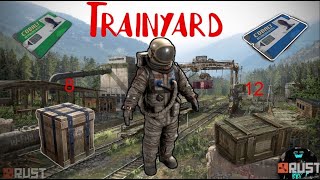 NEW Train Event - Train Yard Monument Loot & Puzzle Guide In 2023 | Rust Tutorial