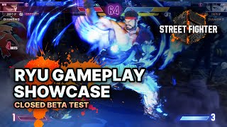 Street Fighter 6 | Ryu Gameplay Replays (Closed Beta Test)