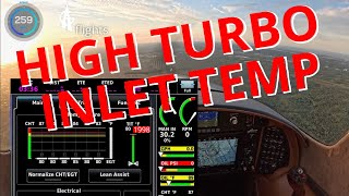 Lancair IV-P High Turbo Inlet Temperature!  Followed by High EGT and then a Fuel Probe Issue.