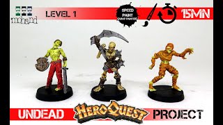 🇬🇧 Painting your  miniatures - Heroquest Project : Undead Level 1- Beginner