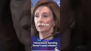 Biden & Pelosi - Government spending is why you pay more at the pump or for food #inflation #biden