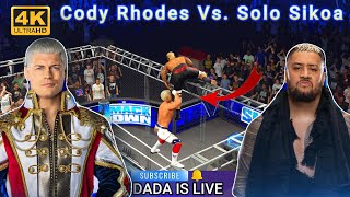 "Edge-of-Your-Seat Showdown: Cody Rhodes vs Solo Sikoa - The Shocking🔥 | SmackDown Highlights Today"