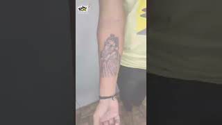 Jay Shree Krishna Tattoo #trending #ytshorts #youtube #youtubeshorts #tattoo #krishna #iscontemple