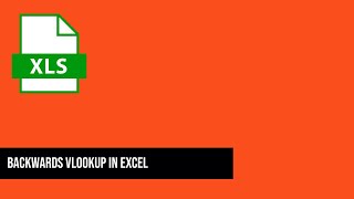 Backwards Vlookup in Excel