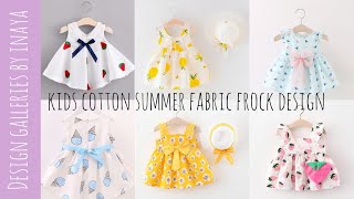 Kids cotton summer fabric frock design #trending #latest #summer #cotton #design #2022