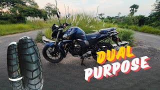 আমার বাইকের নতুন জুতা | Installing Apollo Tramplr XR on Yamaha FZS-V2 [4K]