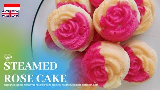 Bolu Kukus Mawar  / Steamed Rose flower Cake