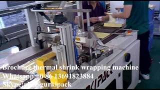 Brochure shrink machine,Shrink packing Film wrapping Packaging machine