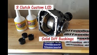 BimmerWorld Custom LSD & Solid Diff Bushings Install DIY - BMW E46 M3