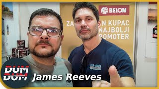 Intervju @JamesReeves sa kanala @tfbtv na sajmu Lorist u Novom Sadu