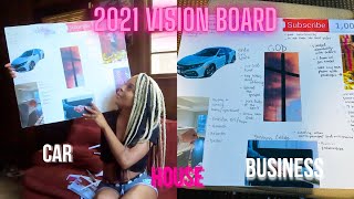 MY 2021 VISION BOARD| GOALS    AMBITION