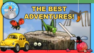 Minuscule | The Best Adventures! | Spider 🕷️, Ladybug 🐞, Grasshopper 🦗 and More! 🌿 | Little Amigo