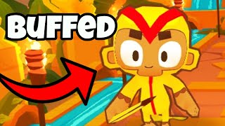 How POWERFUL is this Newly Buffed Tower? (Bloons TD Battles 2)