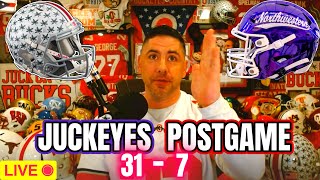 OHIO STATE-NORTHWESTERN POSTGAME LIVE! THE JUCKEYES SHOW