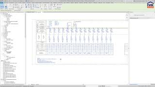 Расчёт электрической схемы щитка в Revit
