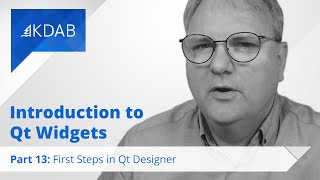 Introduction to Qt Widgets (Part 13) - First Steps in Qt Designer