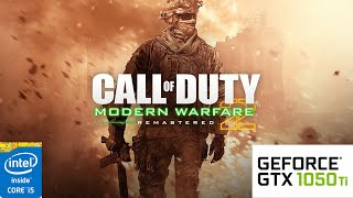 Call Of Duty Modern Warfare 2 Remastered: GTX 105O TI 4GB I5 4460 - 1080P