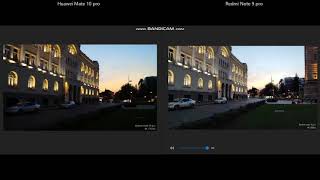 Huawei Mate 10 pro vs Redmi Note 9 pro test video camera