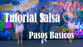 Pasos de Salsa Basico Tutorial - ( nivel: principiante)