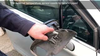 Citroen C4 wobbly mirror repair