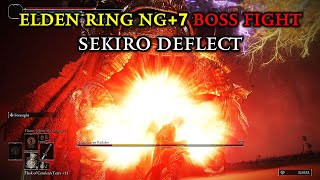 SEKIRO Deflect Mod in Elden Ring NG+7 Boss Fight 03 - Lightning Weapon, Fire Martial Arts