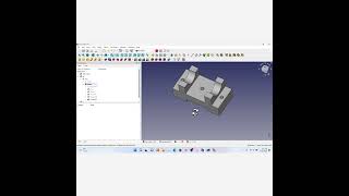 FreeCAD modeling short #shorts #shortvideo #freecad #shortsvideo #short