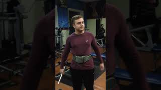 Andrey Boyko (14yo, 82kg bw) - 100,7kg LBH with weighing