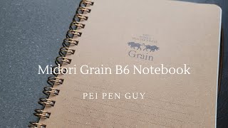 Midori Grain B6 Notebook