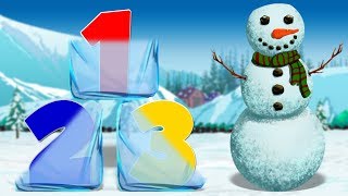 Learn Numbers With Snowman | Educational Video | Kids Learning