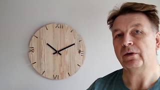 DIY: large Pallet wood wall Clock