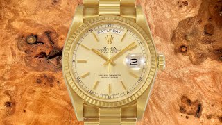 Why the Rolex Day-Date President 18038 Will Continue to Soar In Value