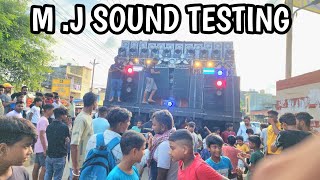 Dj MJ SOUND CHECK 2024 🔥ll कावड़ यात्रा मुरादाबाद 2024