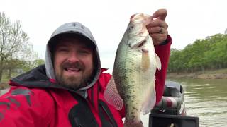 Nasty day catching Crappie with Garmin Livescope! CRAZY wind 💨