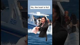 When she realized she can’t get on the boat #funnyvideo #funny #fun #yt #hauloverinlet