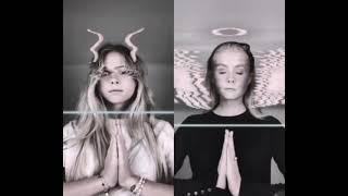 😇 ANGEL & 😈 DEMON Dance LITTLE DARK AGE TikTok Dance HALLOWEEN 🎃 | MGMT – Little Dark Age