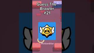 Guess The Brawler😳 #brawlstars #supercell #guess