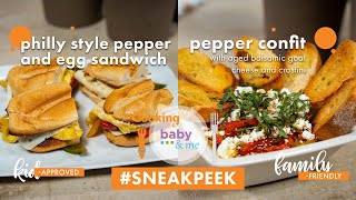 Philly Style Pepper and Egg Sandwich & Pepper Confit  | Chef Anthony Bonett | Sneak Peek