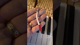 How to install the bridal straps in your piano