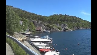 Cycling Southern Norway 43- Trøe over FV 229 to Birkeland