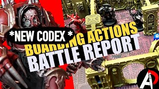 *NEW* WORLD EATERS vs Blood Angels Boarding Actions 40k BATTLE REPORT | Arks of Omen: Angron