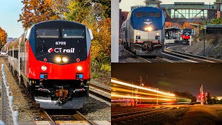 A Fantastic Fall Afternoon Railfanning Around Wallingford, CT 10/28/22