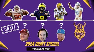 MinneZona Sports Live Episode 190 2024 Vikings Draft Special 04/24/24