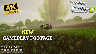 NEW FARMING SIMULATOR 25 GAMEPLAY FOOTAGE IN 4K