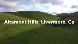 Tour of Altamont Hills and Bethany Reservoir from the sky , Livermore CA