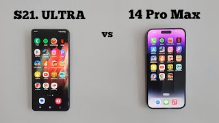 iphone 14 Pro Max vs Galaxy S21 Ultra || Speed Test