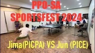 PPO-SA Sportsfest 2024#JIMA(PICPA) VS JUN (PICE)#Table Tennis#Pingpong# Al Gosaibi Sportscenter